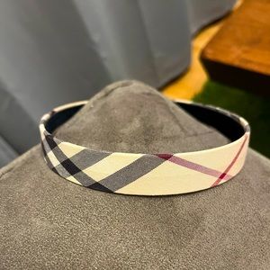 Authentic Burberry Nova check headband